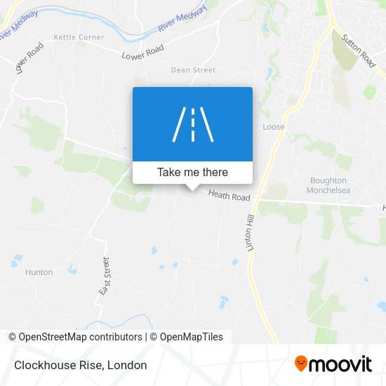 Clockhouse Rise map