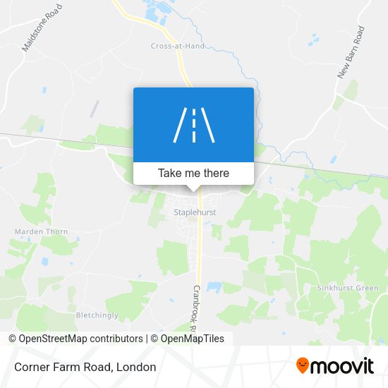Corner Farm Road map