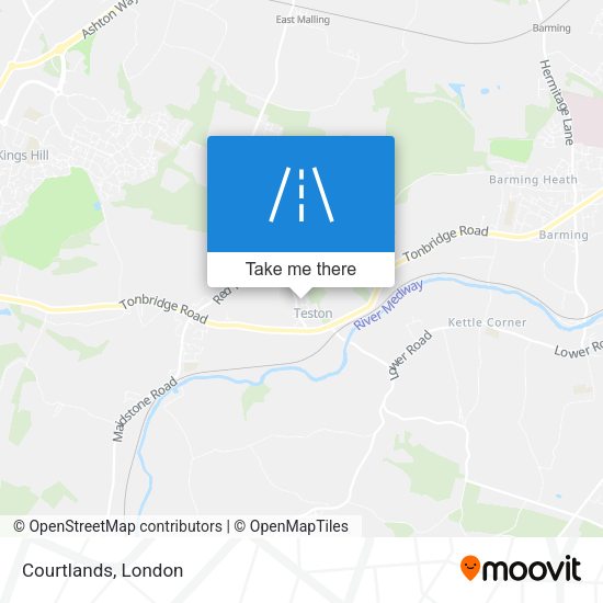 Courtlands map