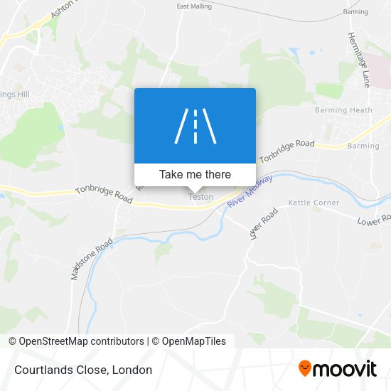 Courtlands Close map