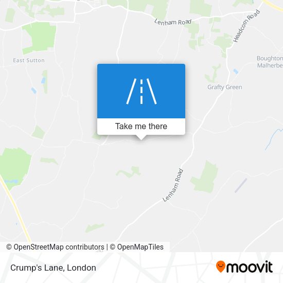 Crump's Lane map