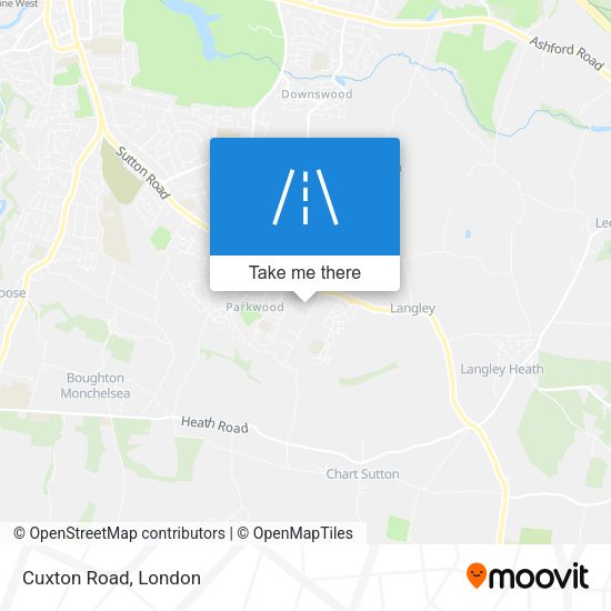 Cuxton Road map