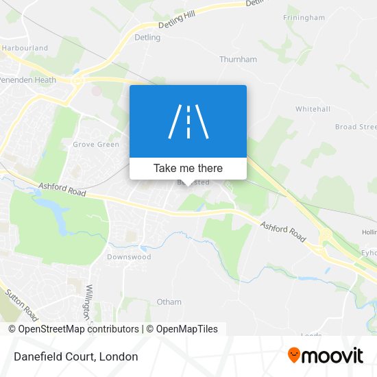 Danefield Court map