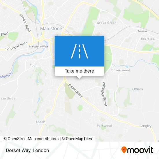 Dorset Way map