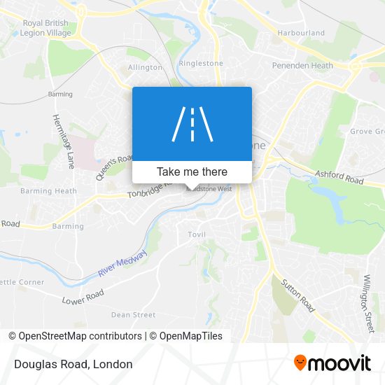 Douglas Road map