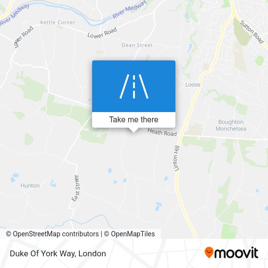 Duke Of York Way map
