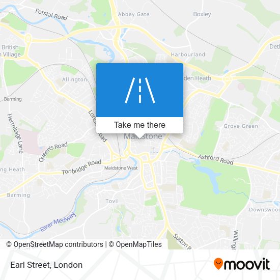 Earl Street map