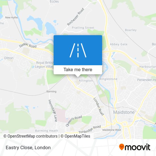 Eastry Close map