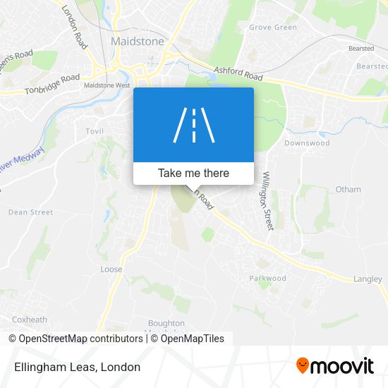 Ellingham Leas map
