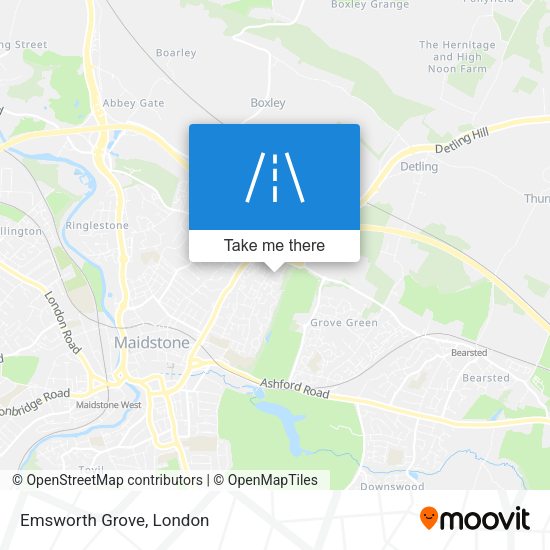 Emsworth Grove map
