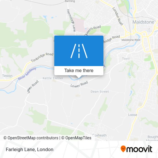 Farleigh Lane map