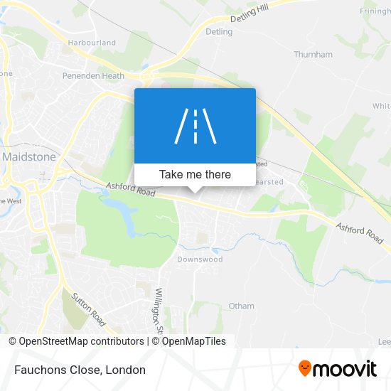 Fauchons Close map