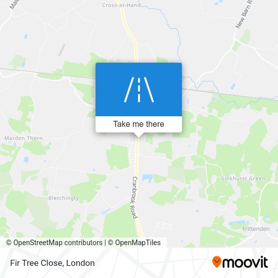 Fir Tree Close map
