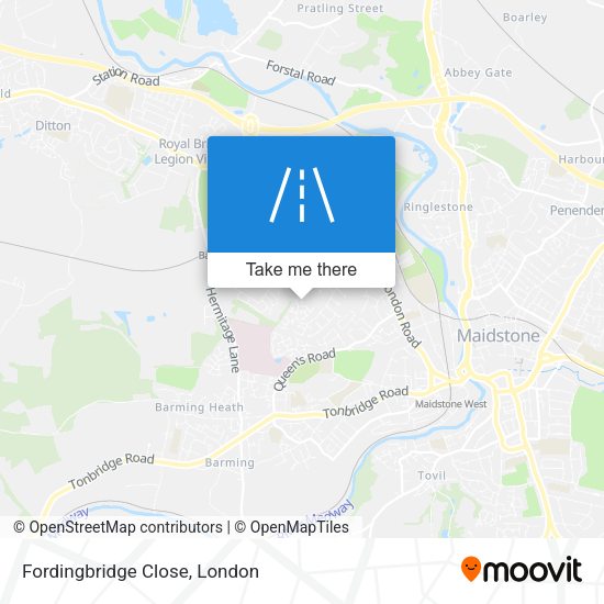 Fordingbridge Close map