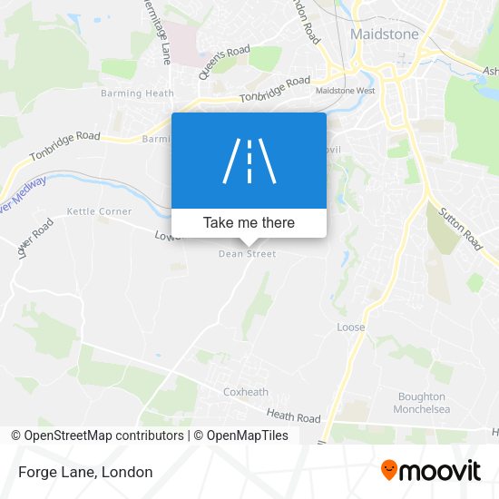 Forge Lane map
