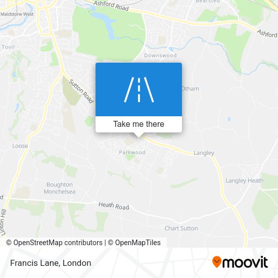 Francis Lane map