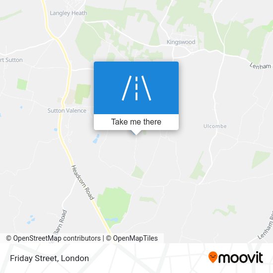 Friday Street map
