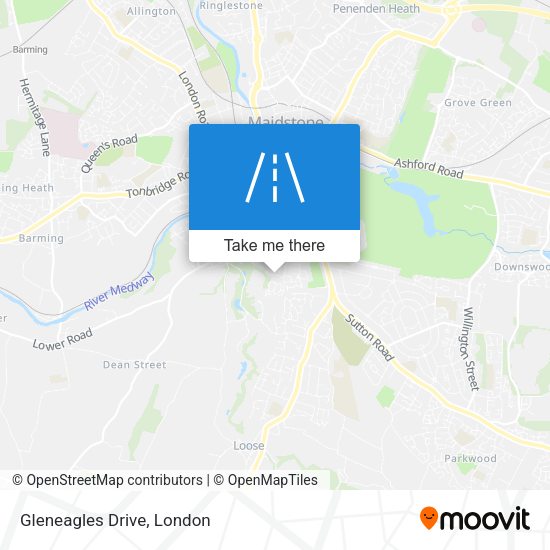 Gleneagles Drive map