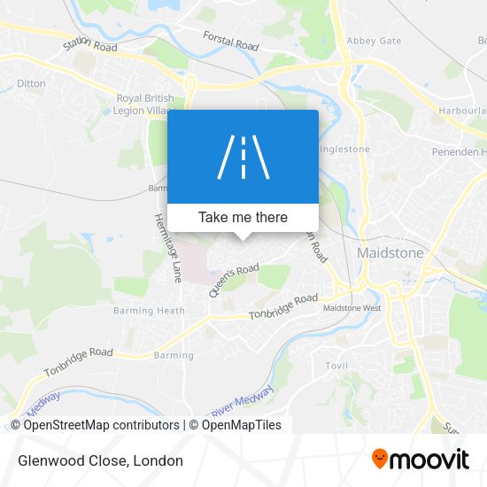 Glenwood Close map