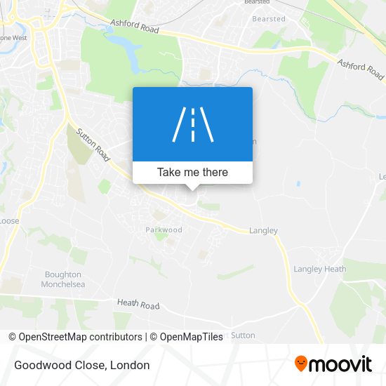 Goodwood Close map