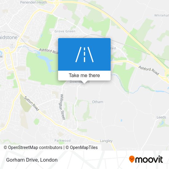 Gorham Drive map