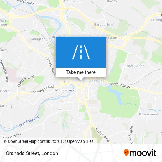 Granada Street map