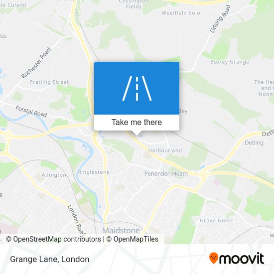 Grange Lane map