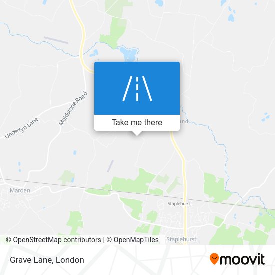 Grave Lane map