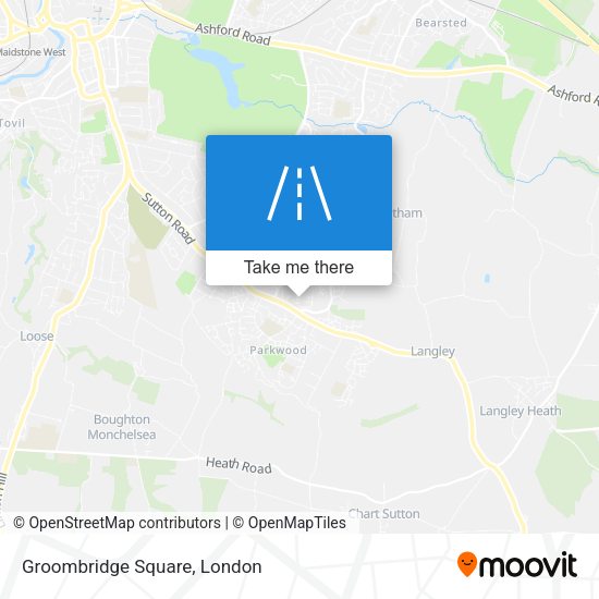 Groombridge Square map