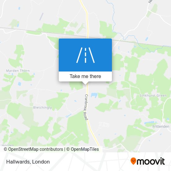 Hallwards map