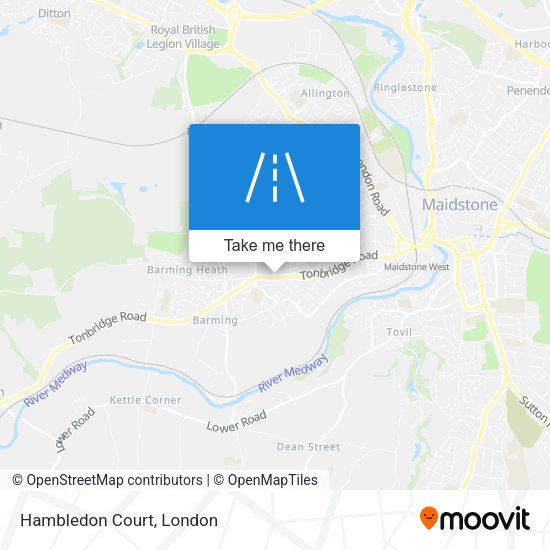 Hambledon Court map