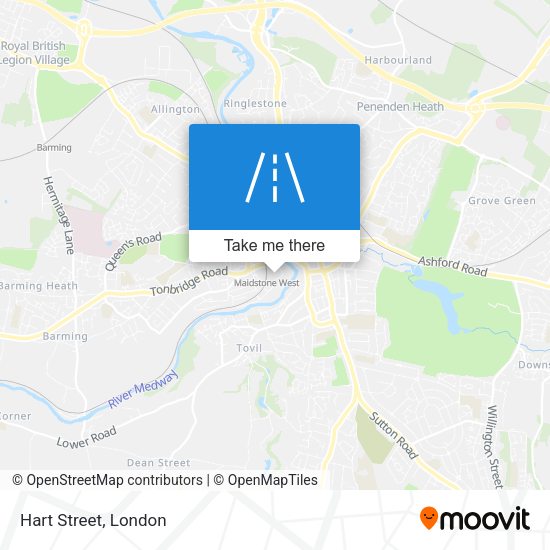 Hart Street map