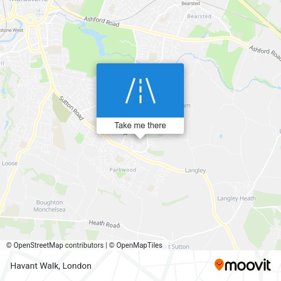 Havant Walk map