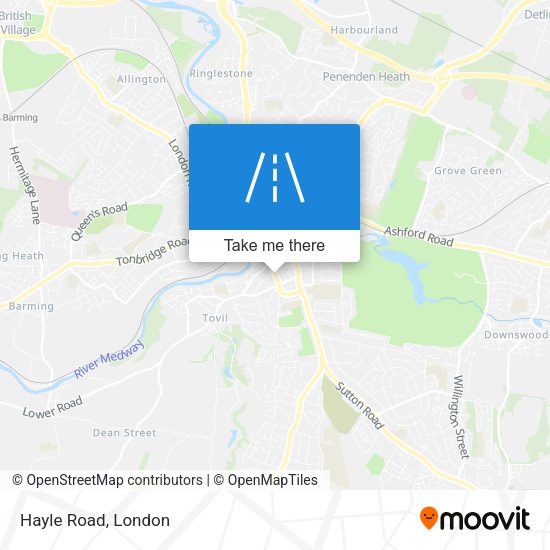 Hayle Road map