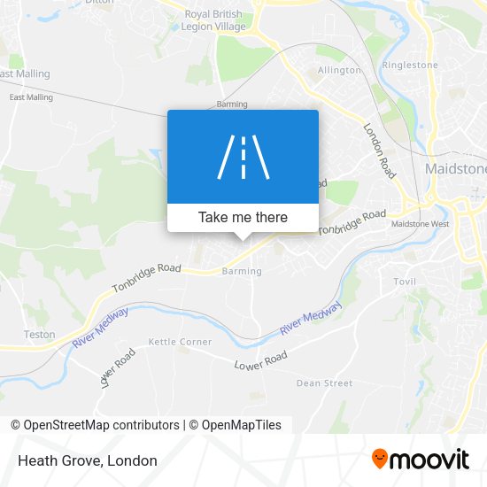 Heath Grove map