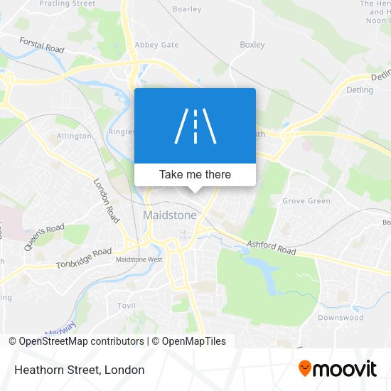 Heathorn Street map