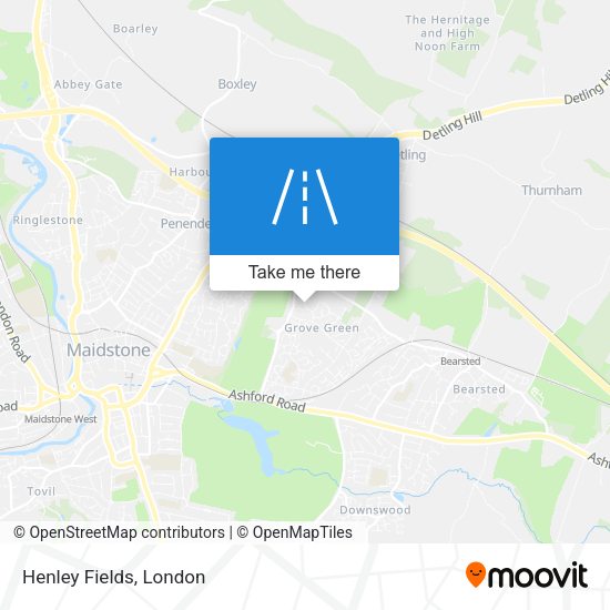 Henley Fields map