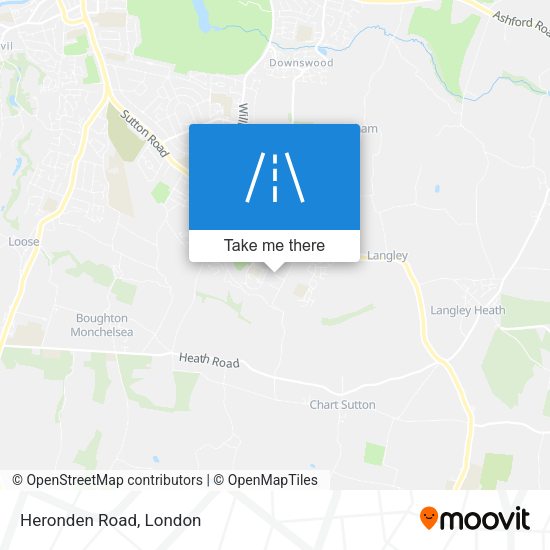 Heronden Road map