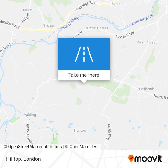 Hilltop map