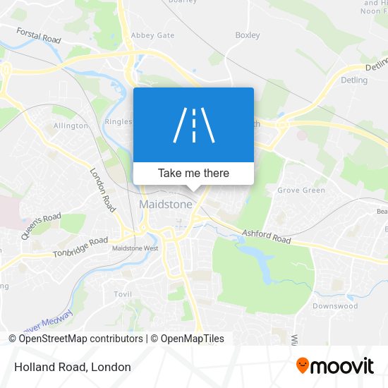Holland Road map