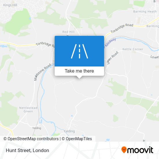 Hunt Street map