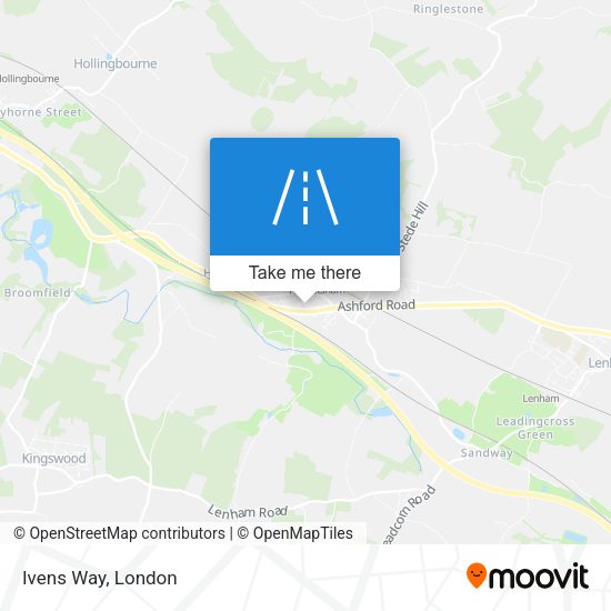 Ivens Way map