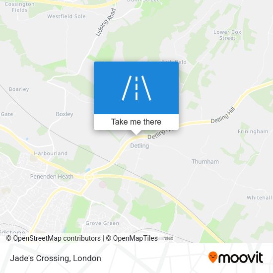 Jade's Crossing map