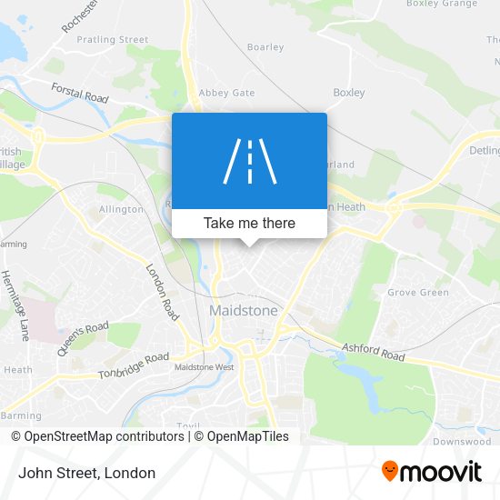 John Street map