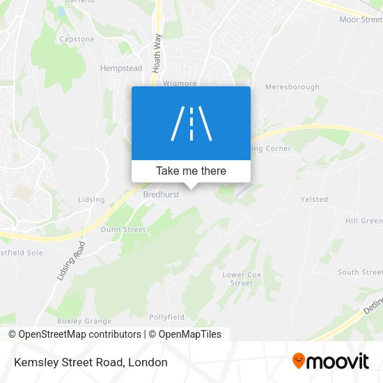 Kemsley Street Road map