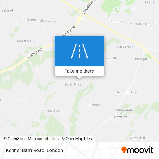 Kennel Barn Road map