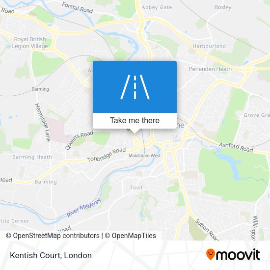 Kentish Court map