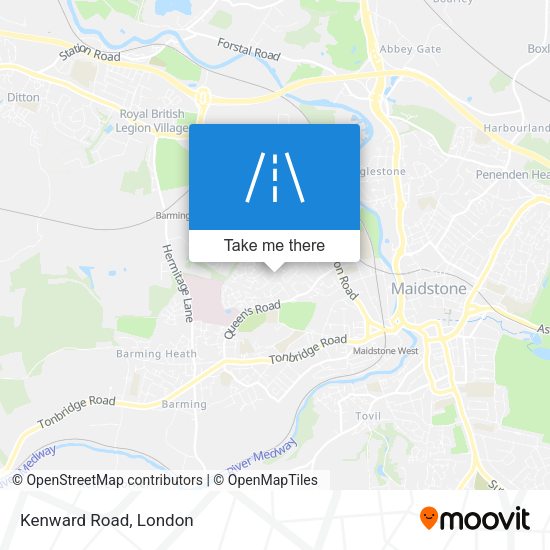 Kenward Road map