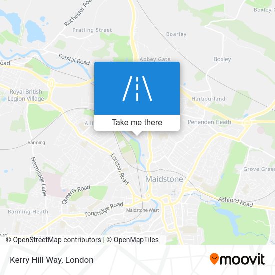 Kerry Hill Way map