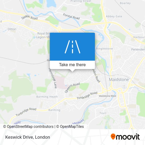 Keswick Drive map